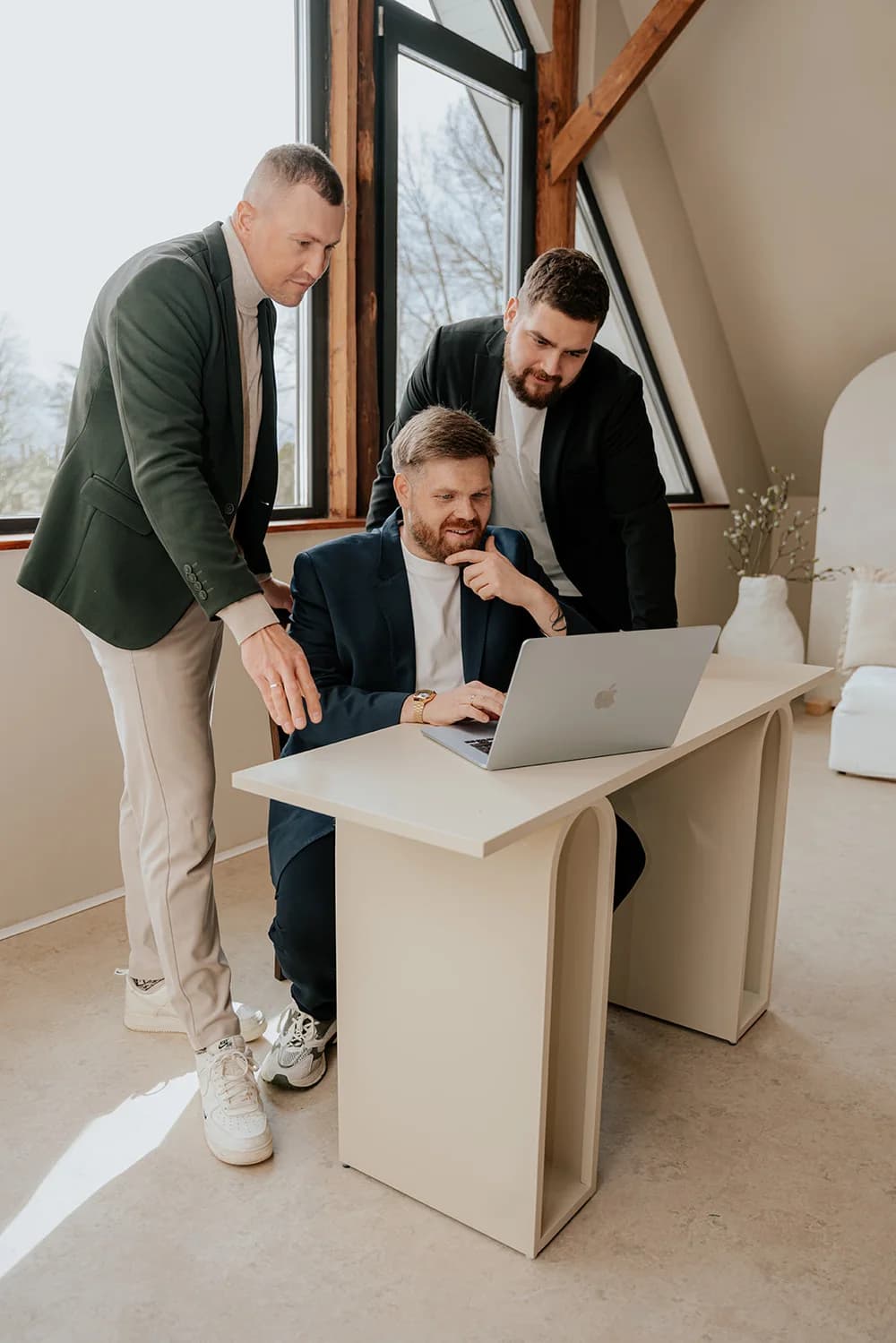 Beratung am Laptop